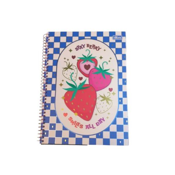 Caderno Espiral 1x1 Be Berry Connect Tilibra