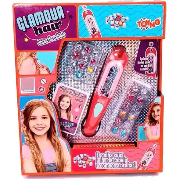 Kit Decora Cabelo Glamour Toyng – Brilho e Criatividade nos Cabelos!