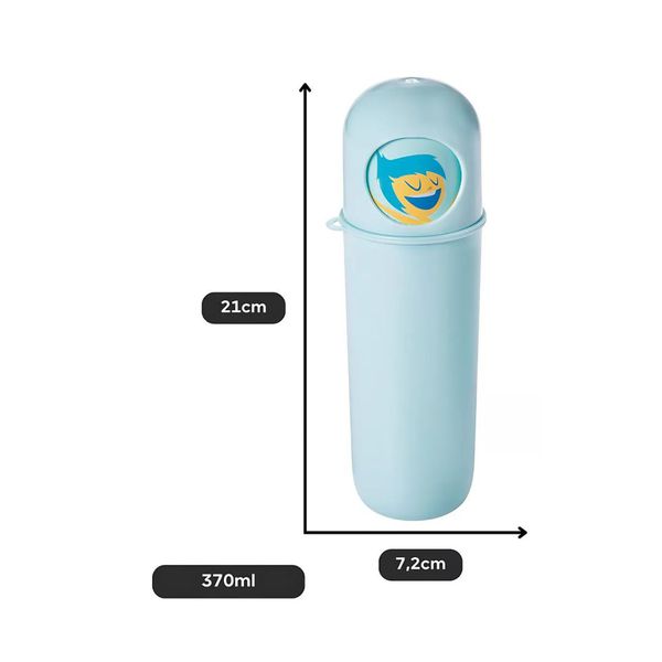 Porta Escova 370ml Divertida Mente da Plasútil
