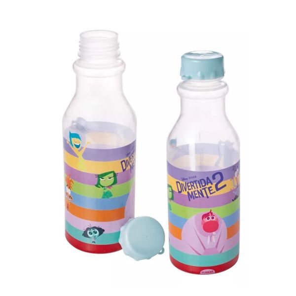 Garrafa Retrô 500ml Divertida Mente Plasútil