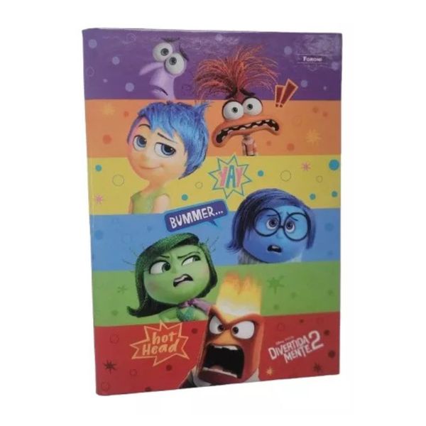 Caderno 1/4 Cd Brochura 80 Folhas - Divertida Mente - Foroni