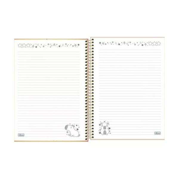 Caderno Espiral Capa Dura Uni. 1 Matéria Capyclub Tilibra