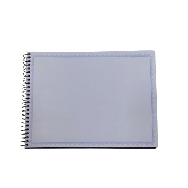 Caderno Espiral Capa Dura Cartografia Milimetrado Flow 80 Folhas Jandaia