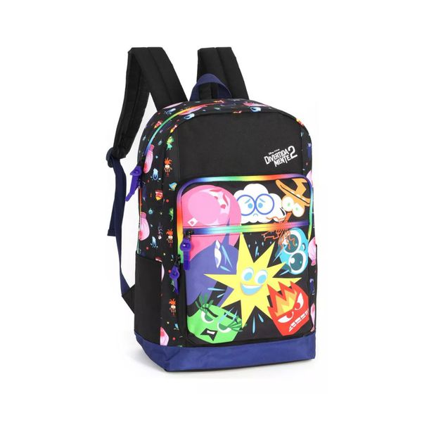 Mochila De Costa Divertida Mente 2 Juvenil Escolar Luxcel