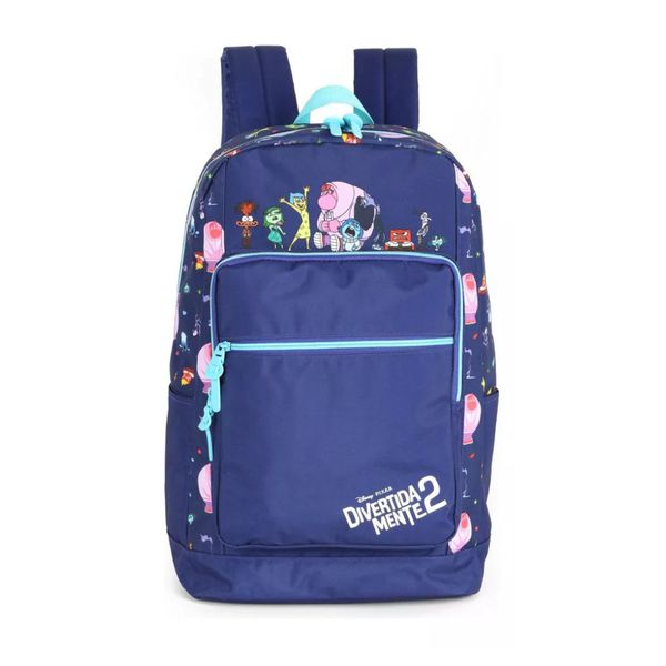 Mochila De Costa Divertida Mente 2 Juvenil RX Escolar Luxcel