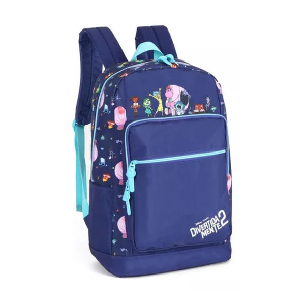 Mochila De Costa Divertida Mente 2 Juvenil RX Escolar Luxcel