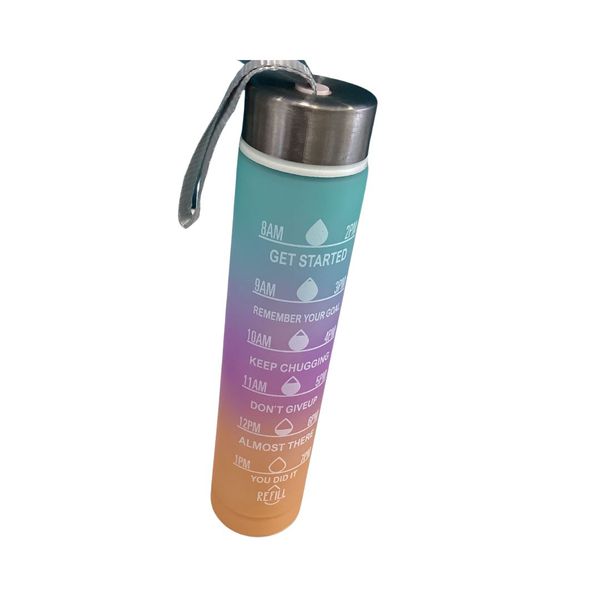 Garrafas Motivacional Kit C/3 Sortidas Squeeze Interponte