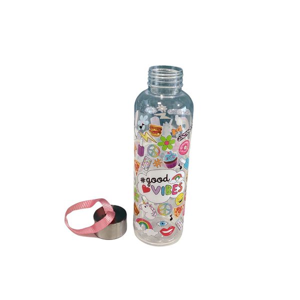 Garrafa Plástica 600ml Sortidas Interponte