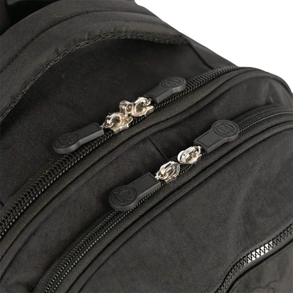 Mochila com Rodinhas Paul Frank Preta Sestini