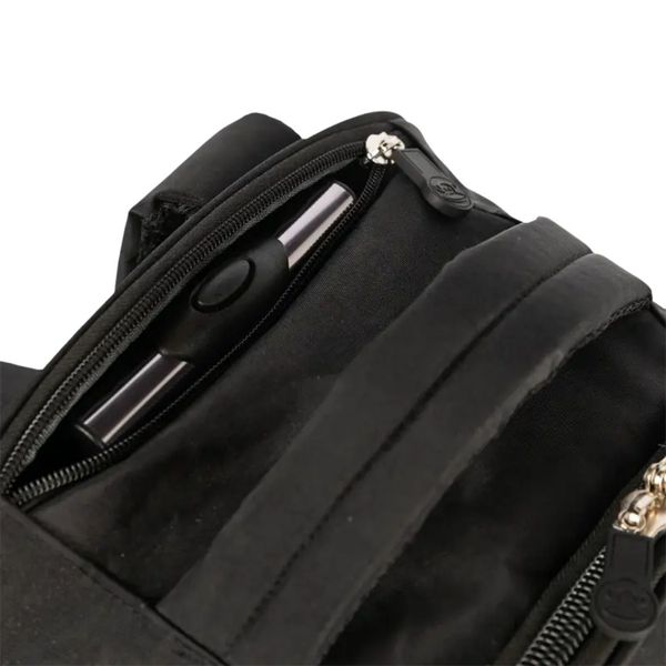 Mochila com Rodinhas Paul Frank Preta Sestini