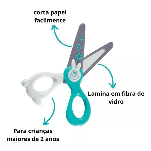 Tesoura Escolar Maped 12 cm KidCut 