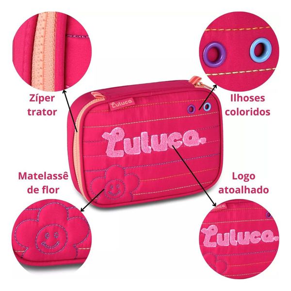Estojo Box Estampa Felpulda Luluca Sortidos Clio
