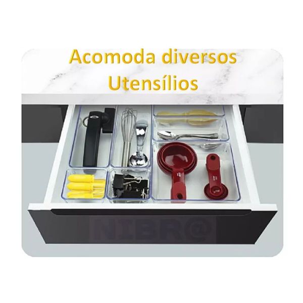 Kit de Organizadores Modulares C/ 7 Peças Acrimet