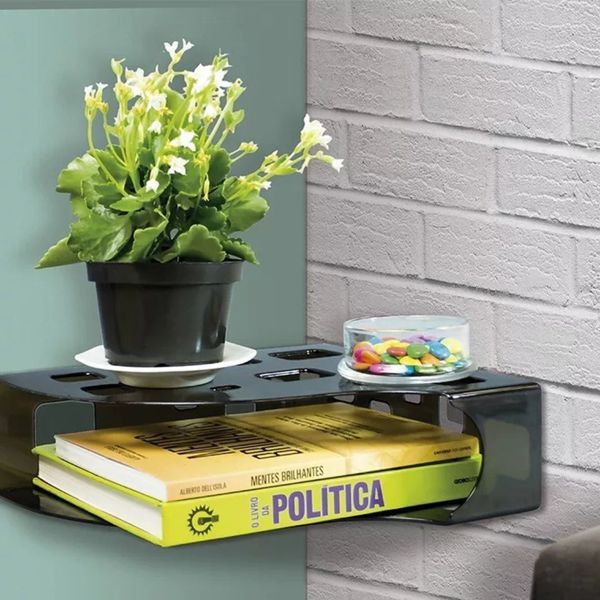 Porta-Revistas DelloColor Preto Dello