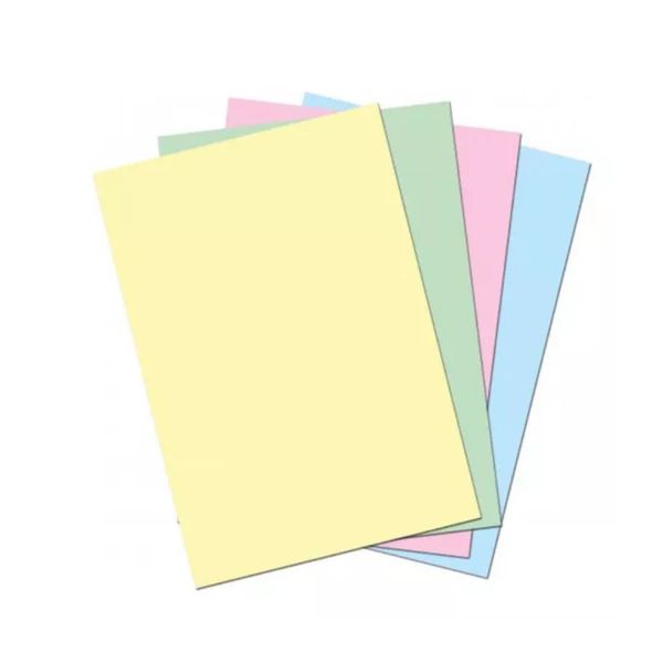 Papel Sulfite C/ 100 Folhas Cores Sortidas Jandaia