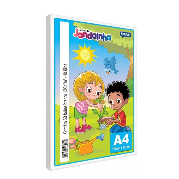  Papel Sulfite A4 C/ 50 Folhas120g da Jandaia