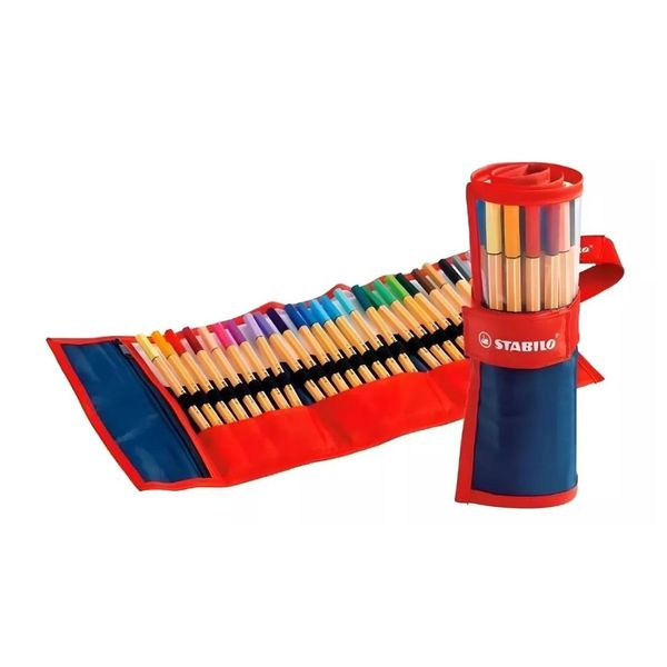 Caneta Point 88 C/25 Cores Fine 0.4 Stabilo 
