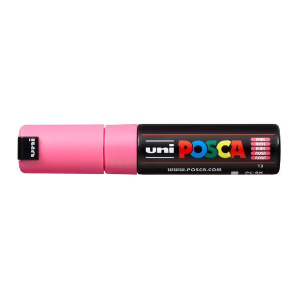 Marcador Multiuso Posca PC-8K Rosa Fluorescente Uni-ball