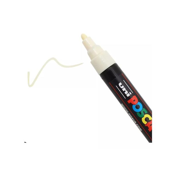Marcador Posca PC-5M Marfim Uni-ball