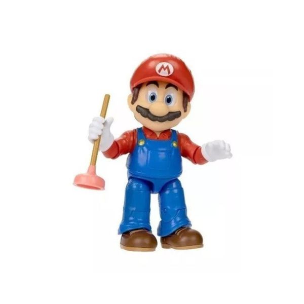 Boneco Articulado Mario Desentupidor Super Mario Sunny