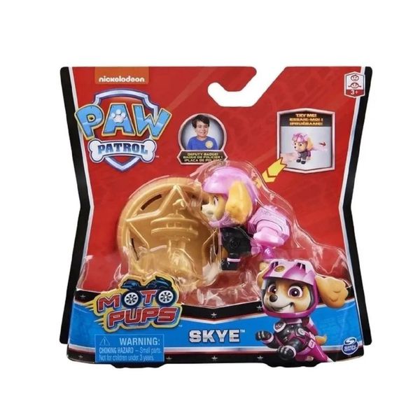 Patrulha Canina Moto Pups Boneco com Acessórios Sunny