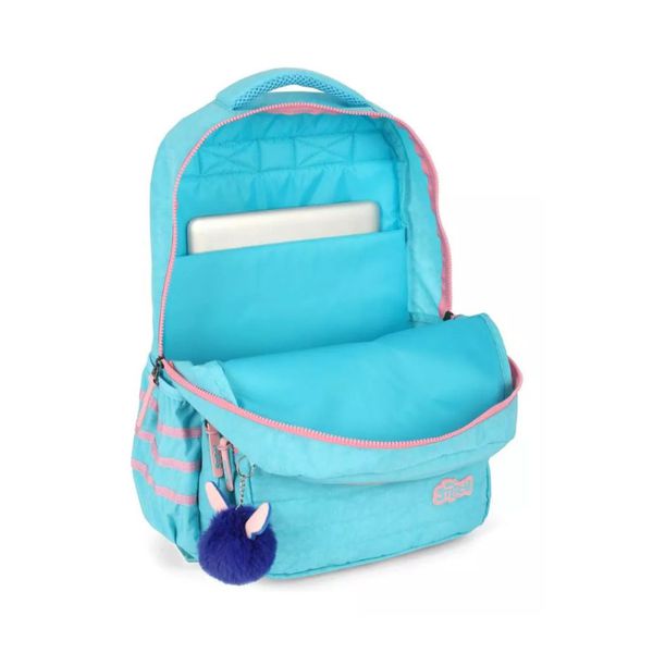 Mochila De Costas Juvenil Stitch Turquesa Luxcel