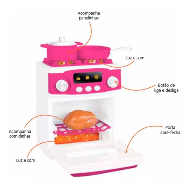 Fogão Grill Casa Encantada Zippy 