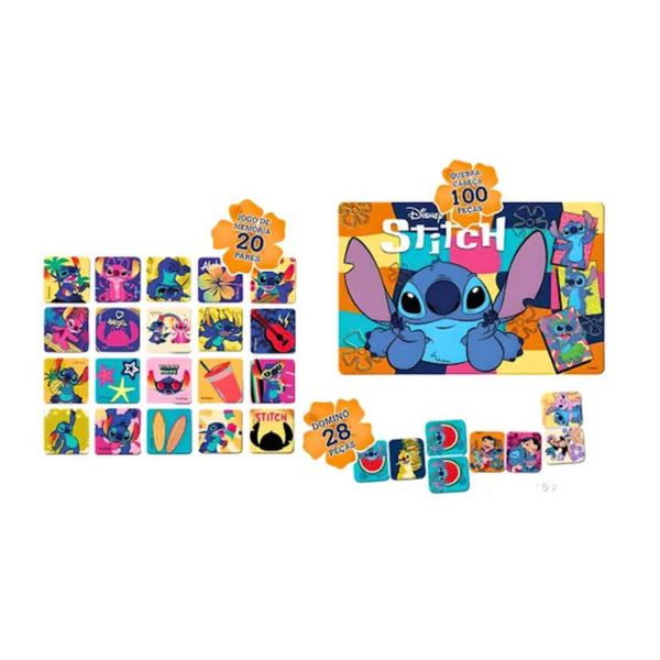 Super Kit 3 em 1 Stitch Toyster