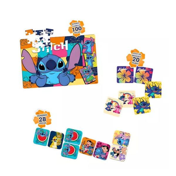 Super Kit 3 em 1 Stitch Toyster