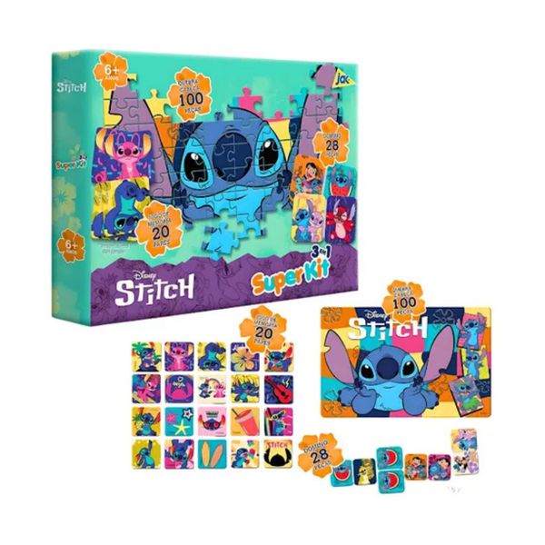 Super Kit 3 em 1 Stitch Toyster