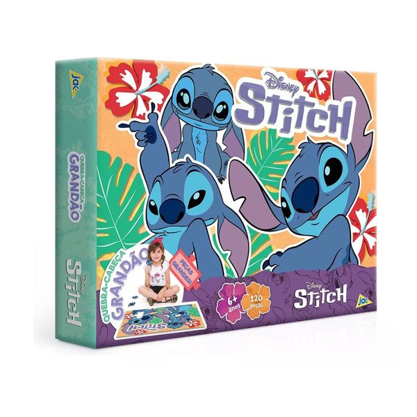 Quebra-Cabeça Stitch 120 Peças Toyster