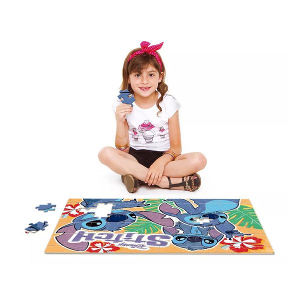 Quebra-Cabeça Stitch 120 Peças Toyster