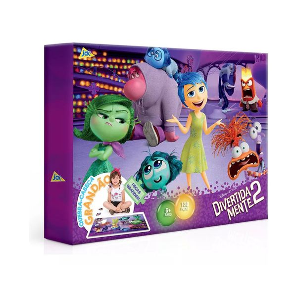Quebra-Cabeça 120 Peças Divertida Mente 2 Toyster