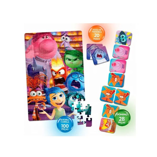 Super Kit 3 em 1 Divertida Mente 2 Toyster