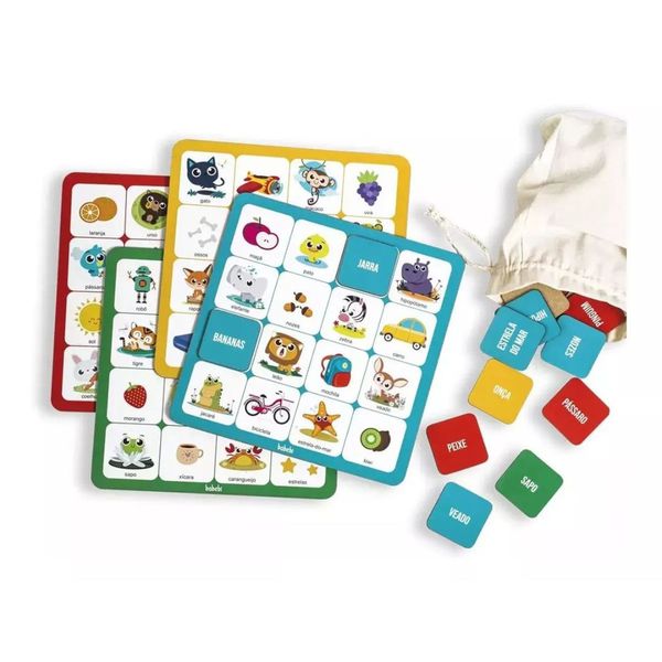 Bingo Educativo Palavras Babebi