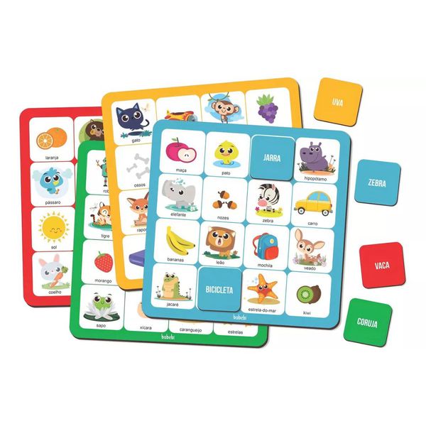 Bingo Educativo Palavras Babebi