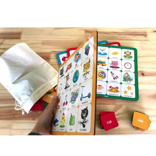 Bingo Educativo Palavras Babebi