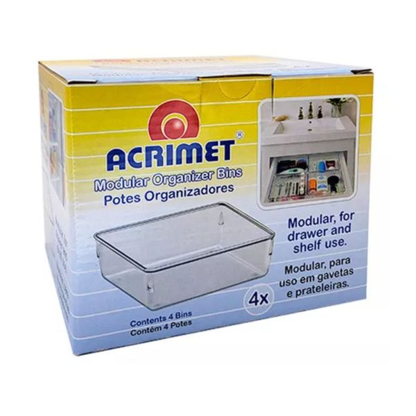  kit Organizador C/4 Uni. Grande Acrimet