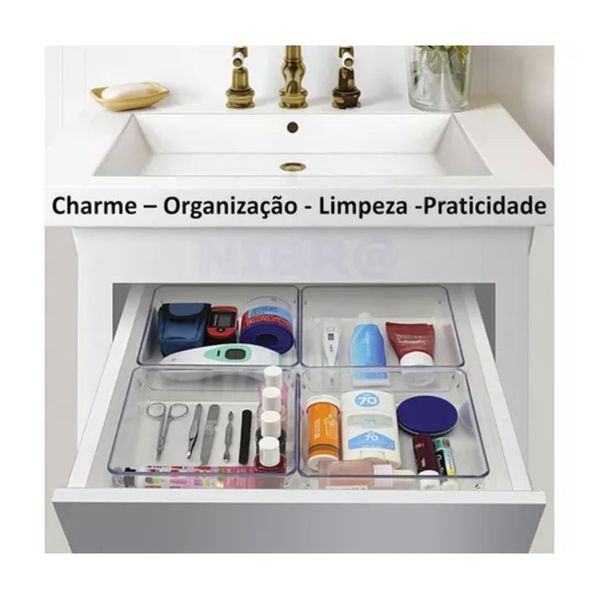  kit Organizador C/4 Uni. Grande Acrimet