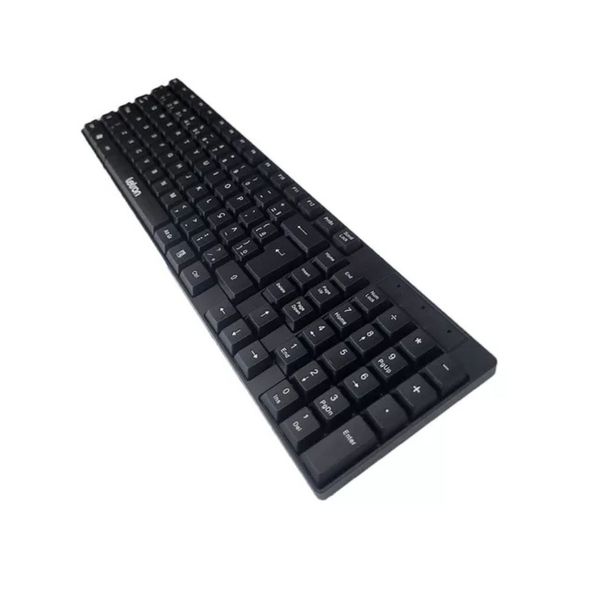 Combo Teclado e Mouse USB Preto KM-1901 Letron
