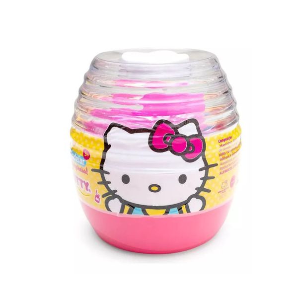 Massinha de Modelar Hello Kitty com Boneca Surpresa 20 Cores + 4 Moldes Leo&Leo 
