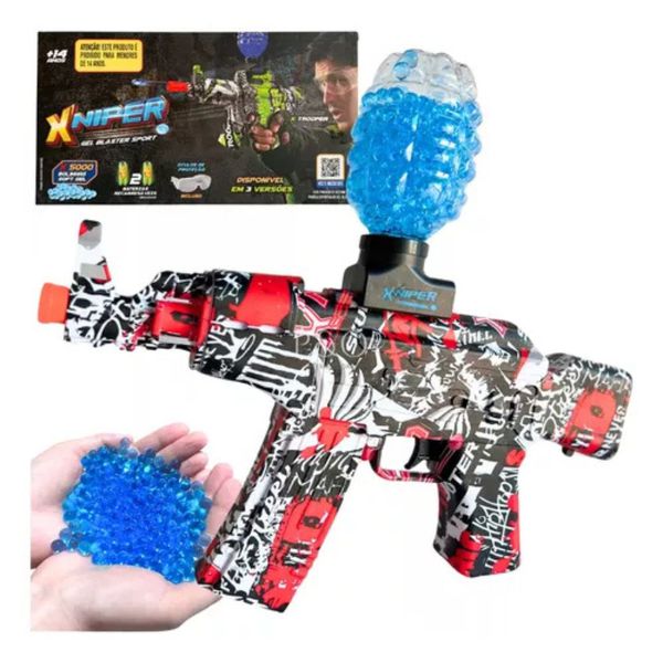Xniper Lançador De Bolinha De Gel Cyber Hunter Polibrinq