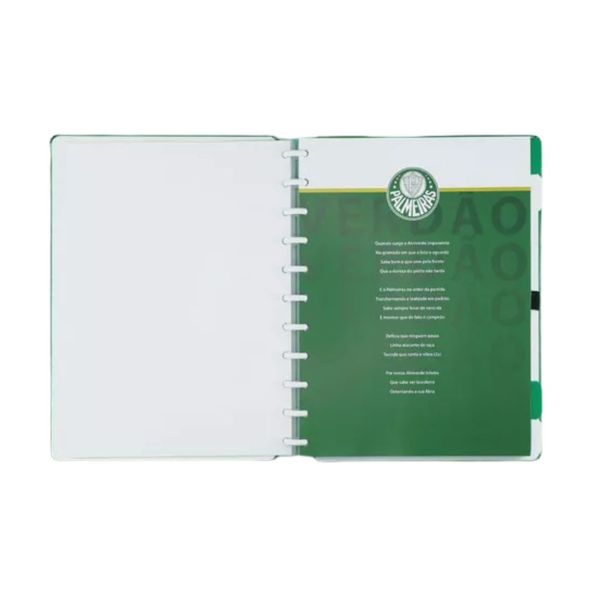 Caderno Inteligente Palmeiras Grande 80 Folhas Oficial