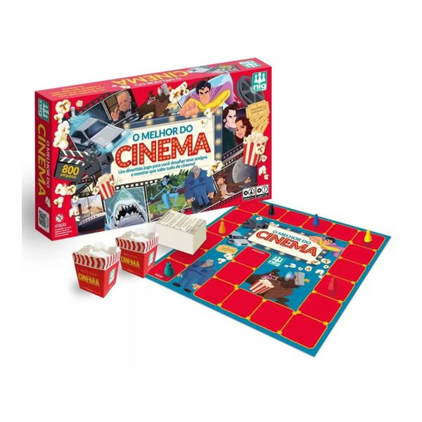 Jogo O Melhor Do Cinema 800 Perguntas Mímicas Sinopses Nig