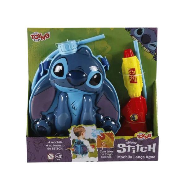 Mochila Lança Água do Stitch Toyng
