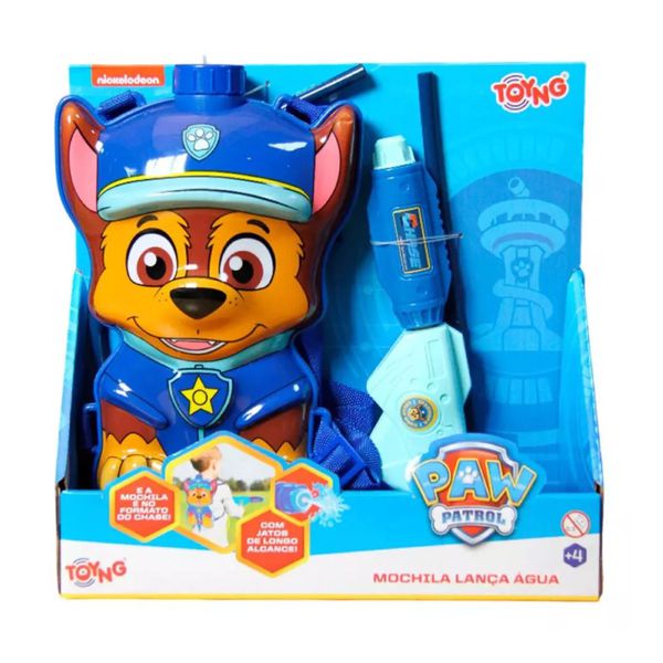 Lançador de Água com Mochila Chase Patrulha Canina Toyng