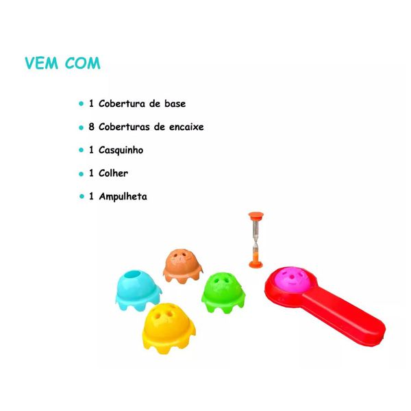Jogo Ice Cai - Equilibre O Sorvete Paki Toys