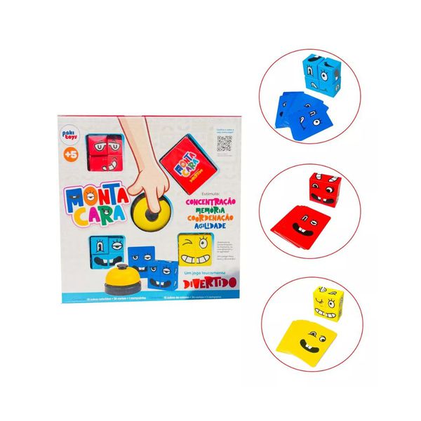 Jogo Monta Cara Pakitoys