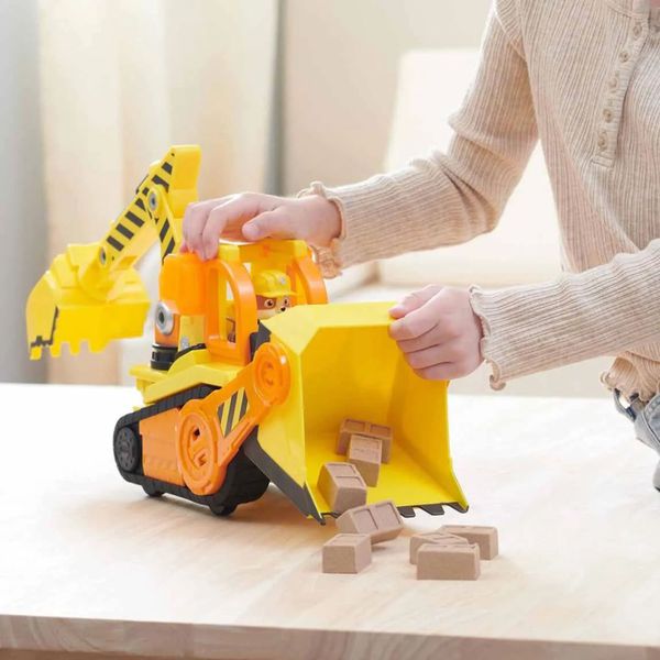 Patrulha Canina Veículo de Construção Rubble com Luz e Som Sunny