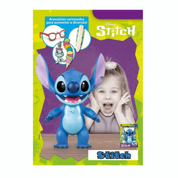 Boneco Gigante Stitch 40cm Mimo Toys - Abrace a Magia Disney em Tamanho Real!